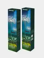 Светильник грунтовый REXANT Салют, 3000К, встроенный аккумулятор, солнечная панель