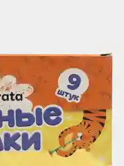 Мелки цветные Calligrata, в наборе 9 штук, квадратные, МИКС