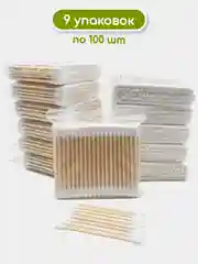 Бамбуковые ватные палочки 900шт