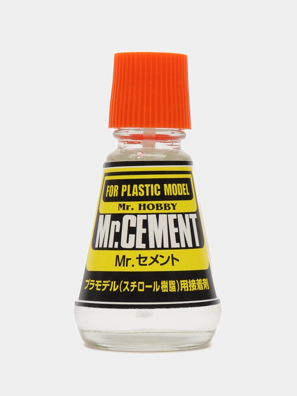 MC-124 Mr.Hobby Mr. Cement Клей для пластиковых моделей, с кисточкой, 23 мл