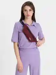 Багровый сумка на пояс ПС-03