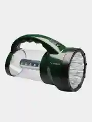 Зеленый фонарь-светильник аккумуляторный КОСМОС 2008L-LED, 24 LED+19 LED, 4V2AH