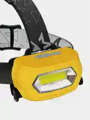 Желтый фонарь аккумуляторный налобный КОСМОС Li-Po, 3 Вт COB, зарядка от micro USB