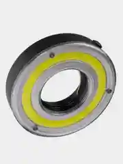 Черный фонарь кемпинговый походный КОСМОС KOC601B, 5Вт COB LED, 3xAAА, карабин