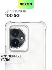 Прозрачный противоударный чехол на 100 / 100 Pro / 90 GT силиконовый BROSCORP с усиленными углами