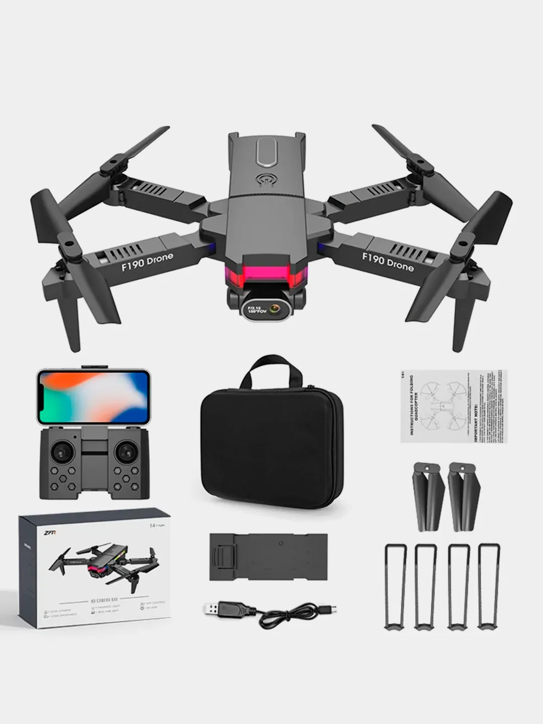 Квадрокоптер "Drone mini F190"