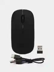 Серый мышь компьютерная беспроводная, ультратонкая c подсветкой Bluetooth