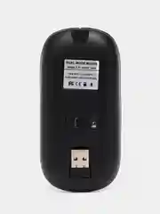 Серый мышь компьютерная беспроводная, ультратонкая c подсветкой Bluetooth