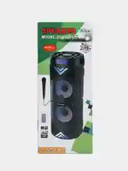 Красный портативная колонка Bluetooth с караоке и микрофоном #1764555