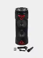 Красный портативная колонка Bluetooth с караоке и микрофоном #1764555