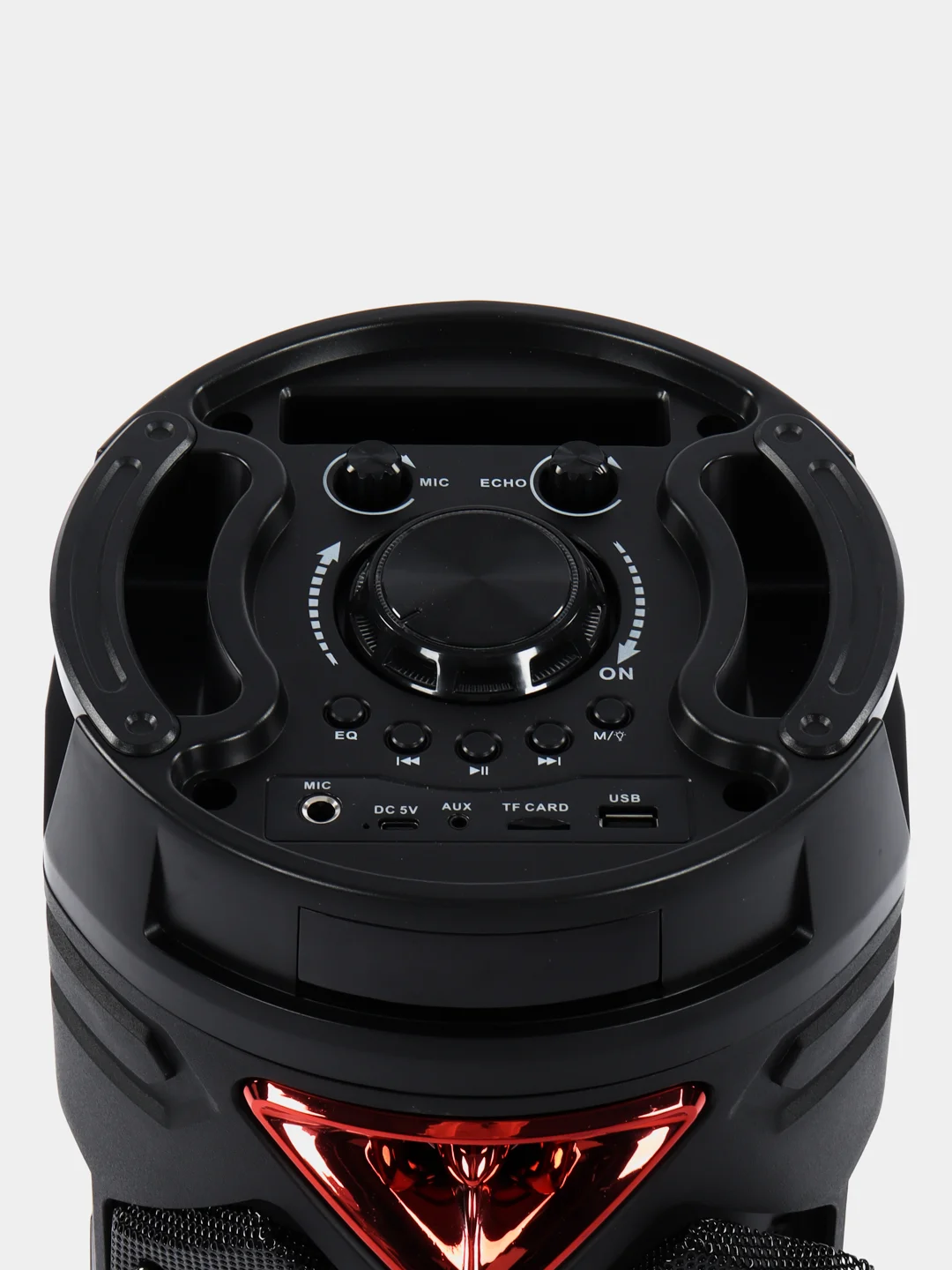 Красный портативная колонка Bluetooth с караоке и микрофоном #1764555