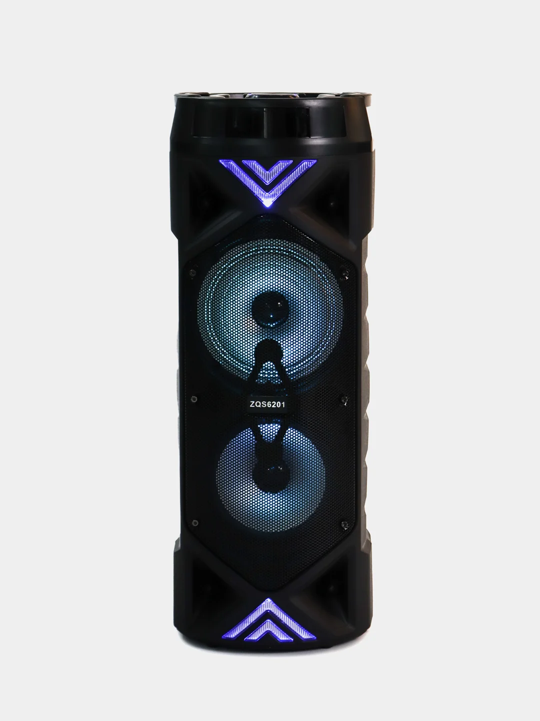 Синий портативная колонка Bluetooth с караоке и микрофоном #1764555