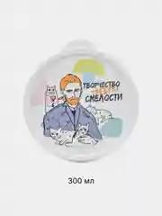 Белый контейнер, ланч-бокс