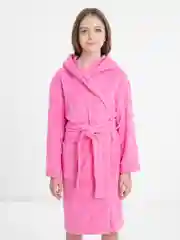 Розовый халат махровый детский, подростковый, банный, домашний 100% хлопок