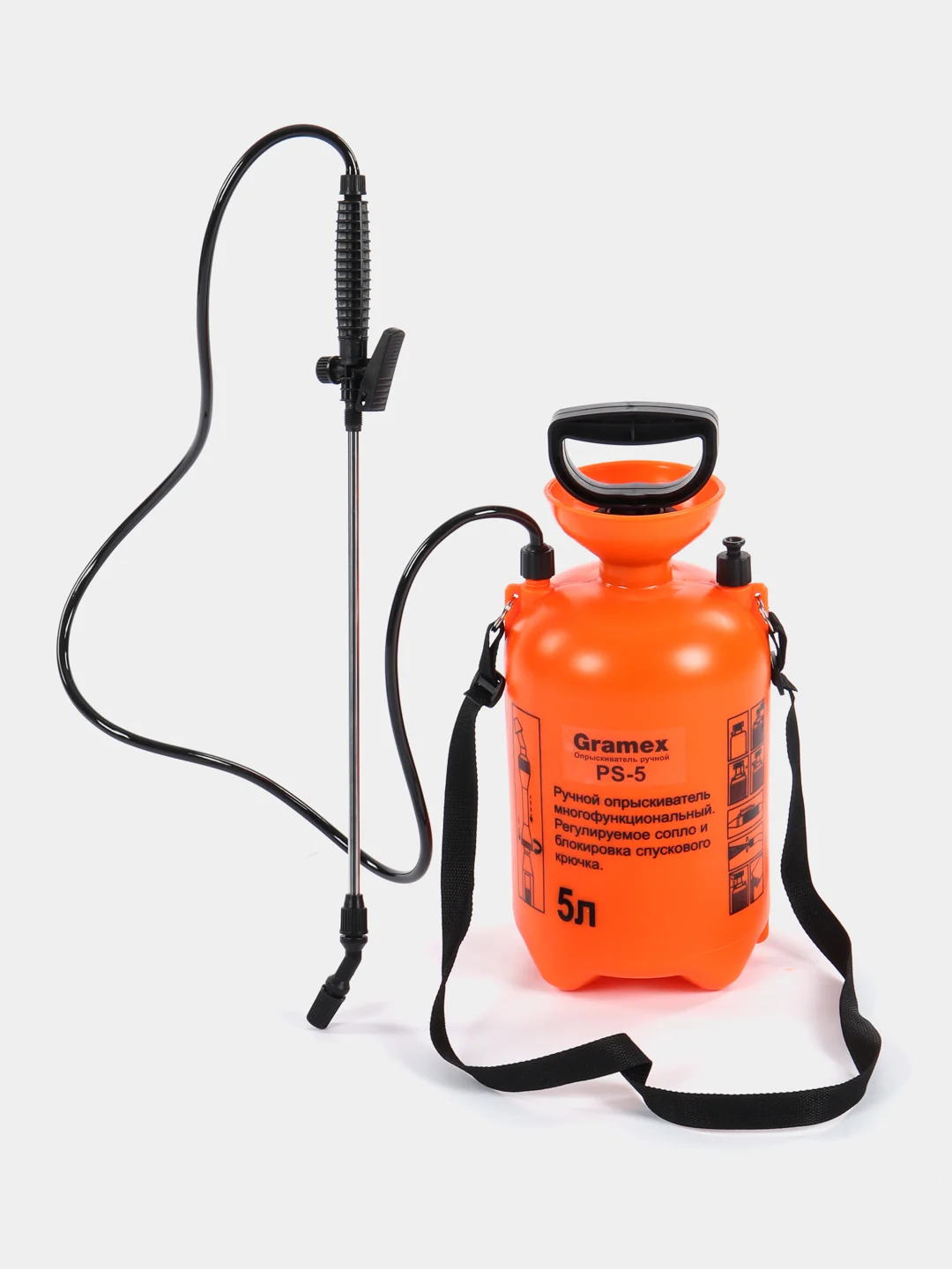 Опрыскиватель садовый Gramex PS-5, 5 Л, пластик