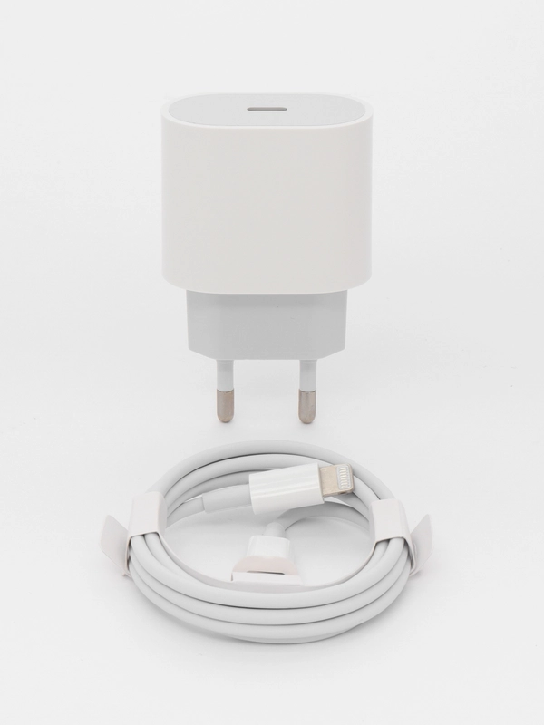 Блок питания с кабелем Type-C - Lightning для iPhone, 20W, с быстрой зарядкой!