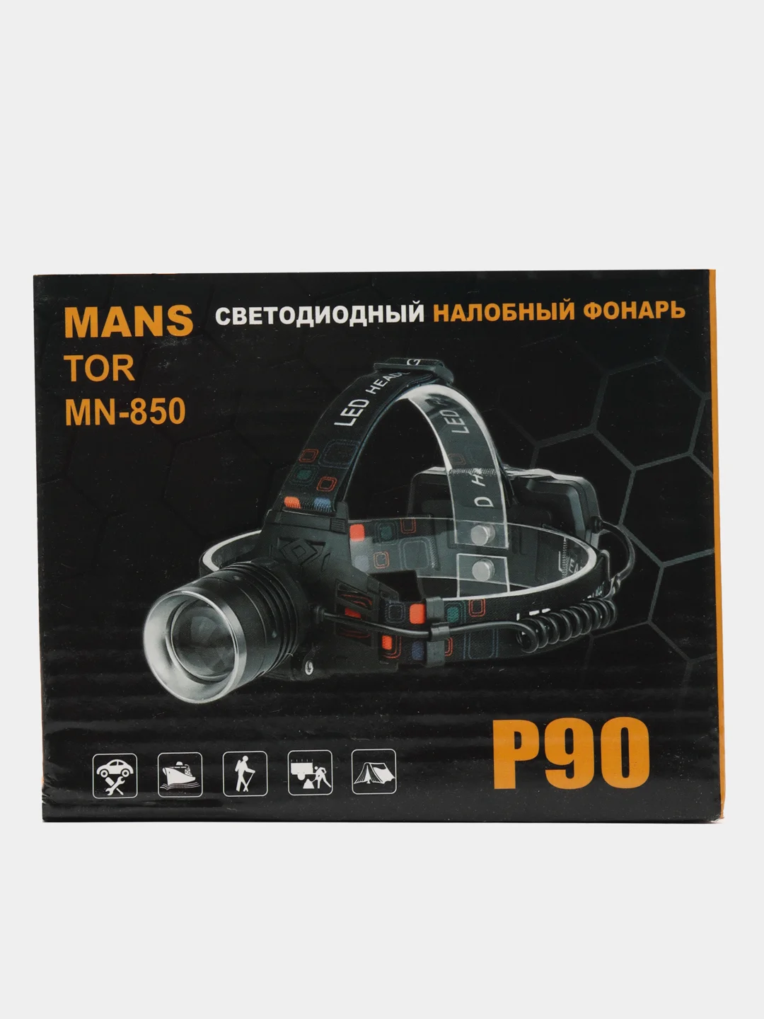 Налобный светодиодный фонарь MN-850-P90