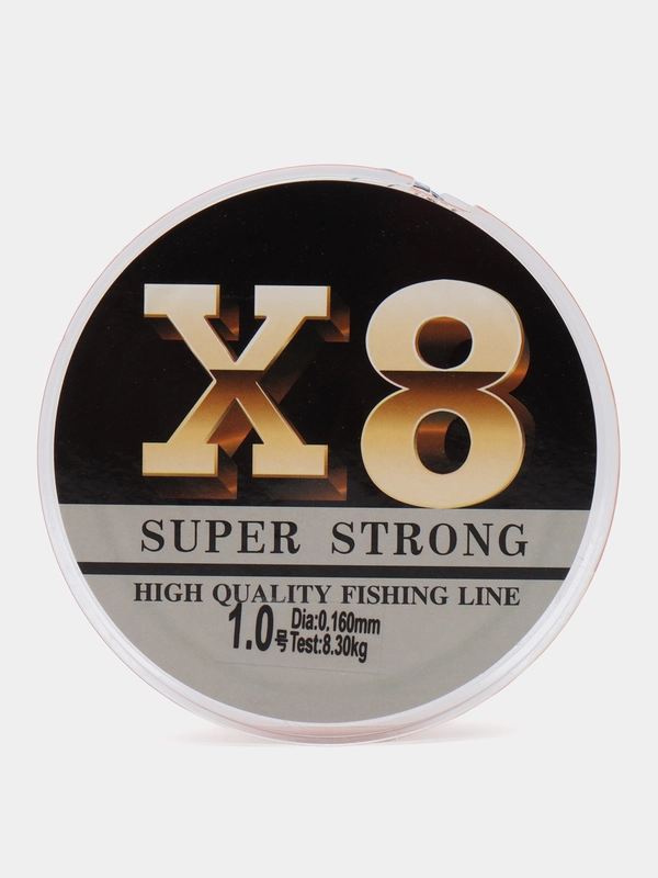 Леска плетенка рыболовная Super Strong Х8