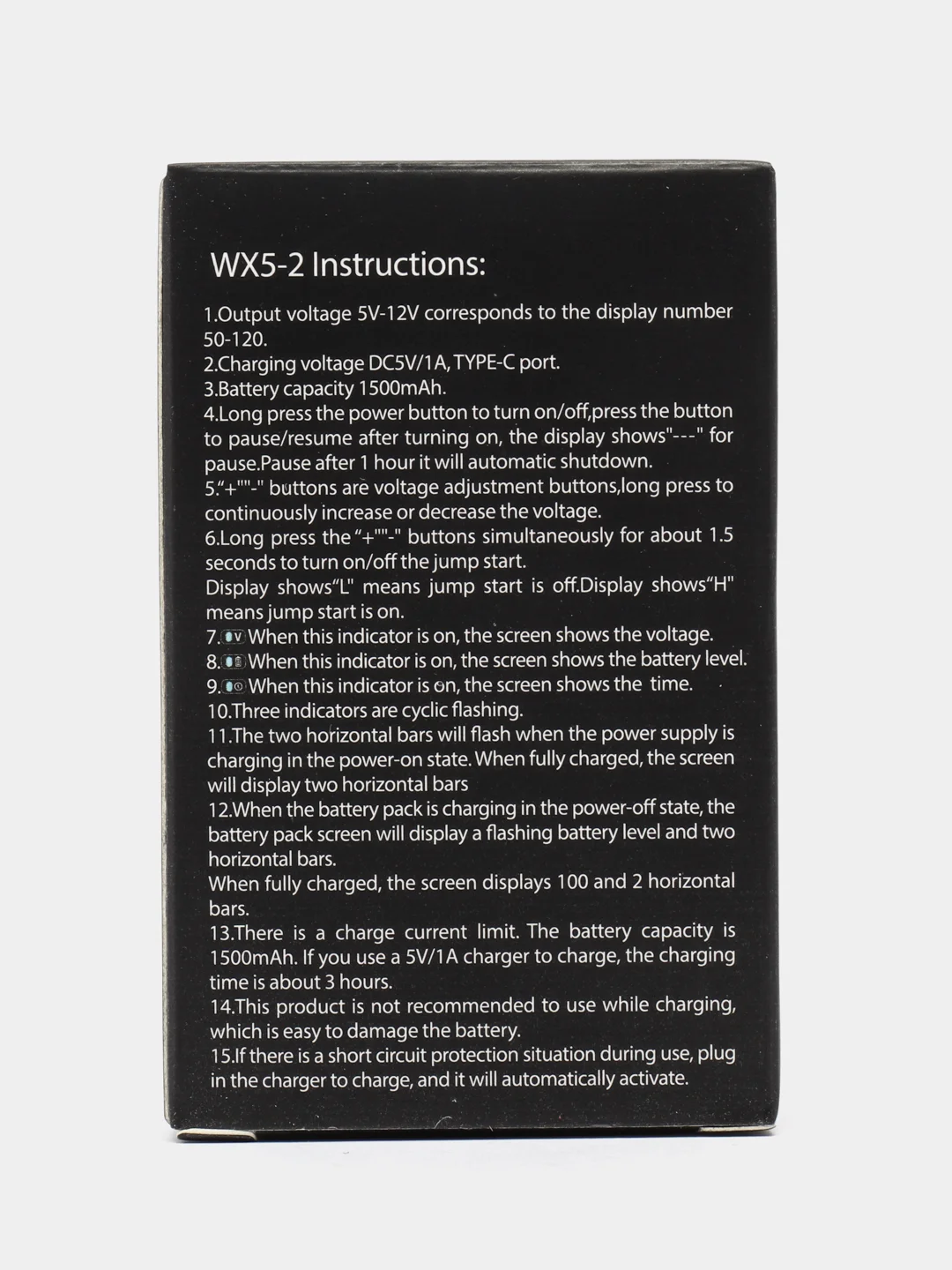 Беспроводной блок питания WX-5, разъем RCA, черный