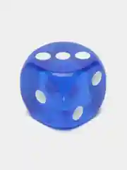 Синий игральные кости, кубики для настольных игр 14мм