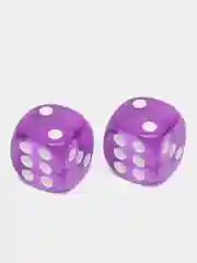 Фуксия игральные кости, кубики для настольных игр 14мм