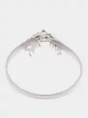 Серебряный подхват для штор, металлический, 1шт