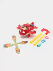 Красный игрушка-каталка для малышей с ручкой
