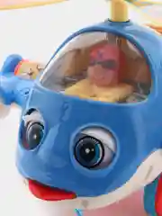 Красный игрушка-каталка для малышей с ручкой