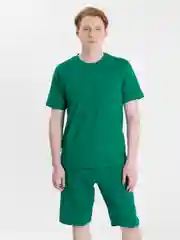 Зеленый костюм мужской летний ,костюм футболка и шорты,костюм оверсайз