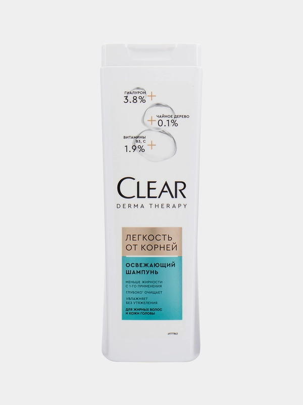 Шампунь Clear Derma Therapy "Легкость от корней", 380 мл