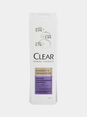 Шампунь Clear Derma Therapy "Комфорт и увлажнение", 380 мл