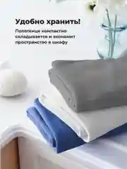 Серый полотенце банное Birdhouse, для рук и тела из микрофибры