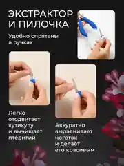 Красный кусачки для ногтей педикюрные REVOLUT, нержавеющая сталь