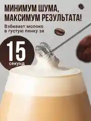 Капучинатор Shiny Kitchen, вспениватель молока электрический