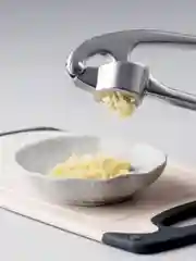 Чеснокодавка металлическая Shiny Kitchen, пресс для чеснока, чеснокодавилка