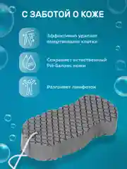 Розовый губка пилинг для тела REVOLUT, мягкая мочалка скрабер для пилинга