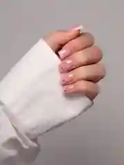 Серый металлик топ для ногтей глянцевый с поталью