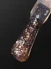 Медный топ для ногтей глянцевый с поталью