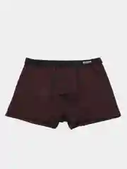 Бордовый трусы мужские боксеры Fukai, больших размеров, King Size, c рисунком "Полоски"