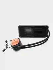 Водяное охлаждение с подсветкой для процессора Coolmoon 240 ARGB. Черный