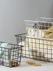 Черный корзина для хранения Birdhouse, металлическая 28 х 22 х 12 см