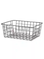 Черный корзина для хранения Birdhouse, металлическая 28 х 22 х 12 см