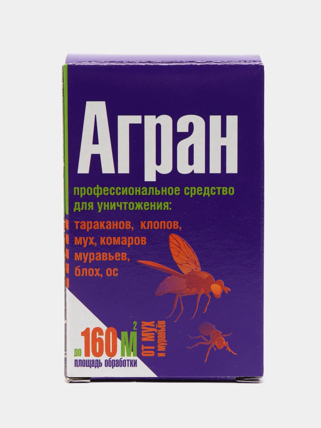 Средство "Агран" для унижточения тараканов,клопов,мух,комаров,муравьев,блох,ос. 50мл