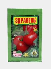 Удобрение для подкормки томатов и перцев "Здравень турбо", 15г, 30г, 150г
