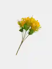 Желтый искусственные цветы Мелкоцвет, красные, синие, желтые, белые, розовые, голубые, фиолетовые