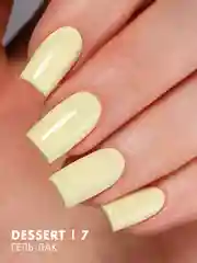 Лимонный гель лак перепелиное яйцо с точками, 8 мл