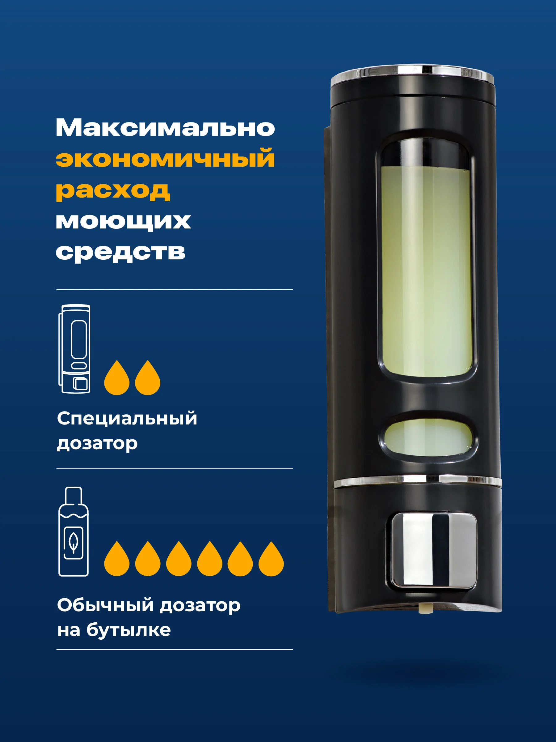 Белый дозатор для жидкого мыла настенный Birdhouse, диспенсер для мыла