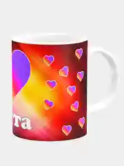 Кружка керамическая с именем Рита