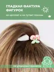 Красный резинки для волос детские разноцветные REVOLUT, набор 20 шт