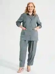 Бирюзовый брюки женские DIMMA fashion studio "Лео"